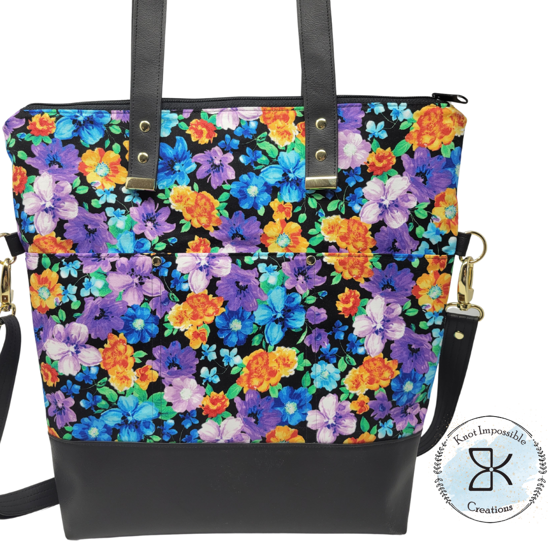 Twofer Tote - Electric Floral