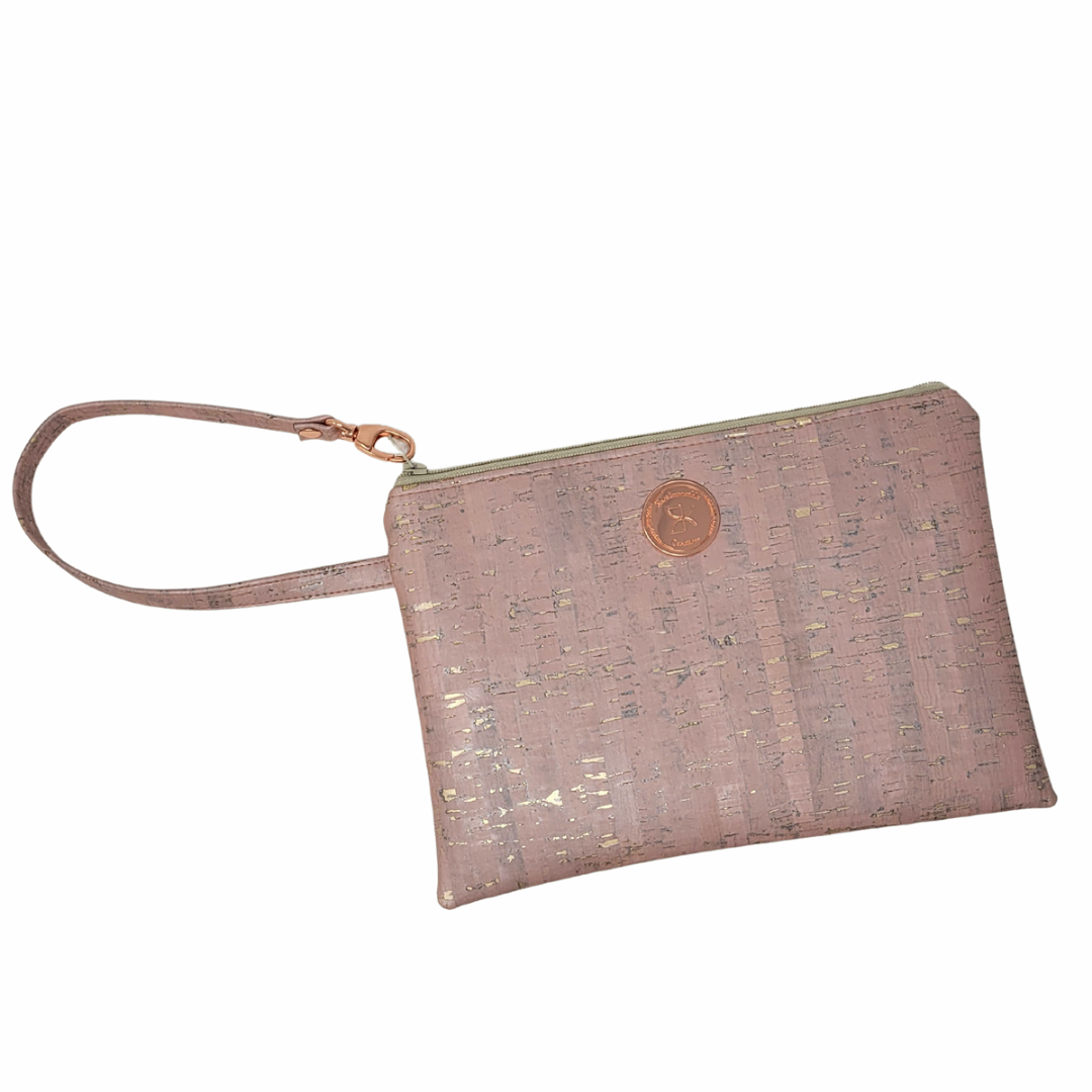 Rose Gold Cork Nova Wristlet