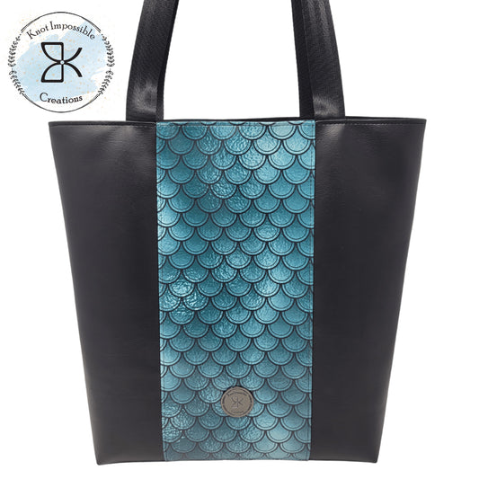 Teal Scales KISS Tote