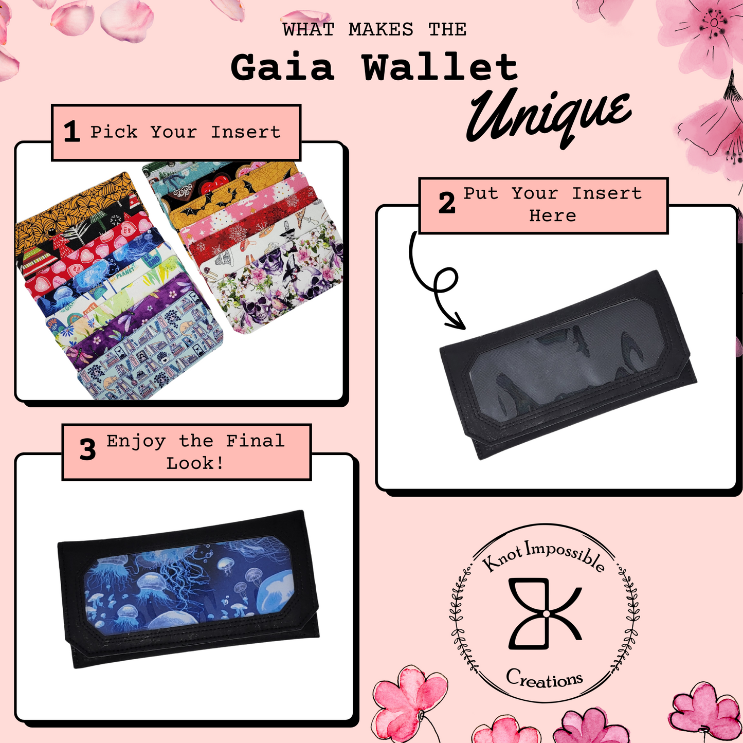 Gaia Wallet - Black Cork